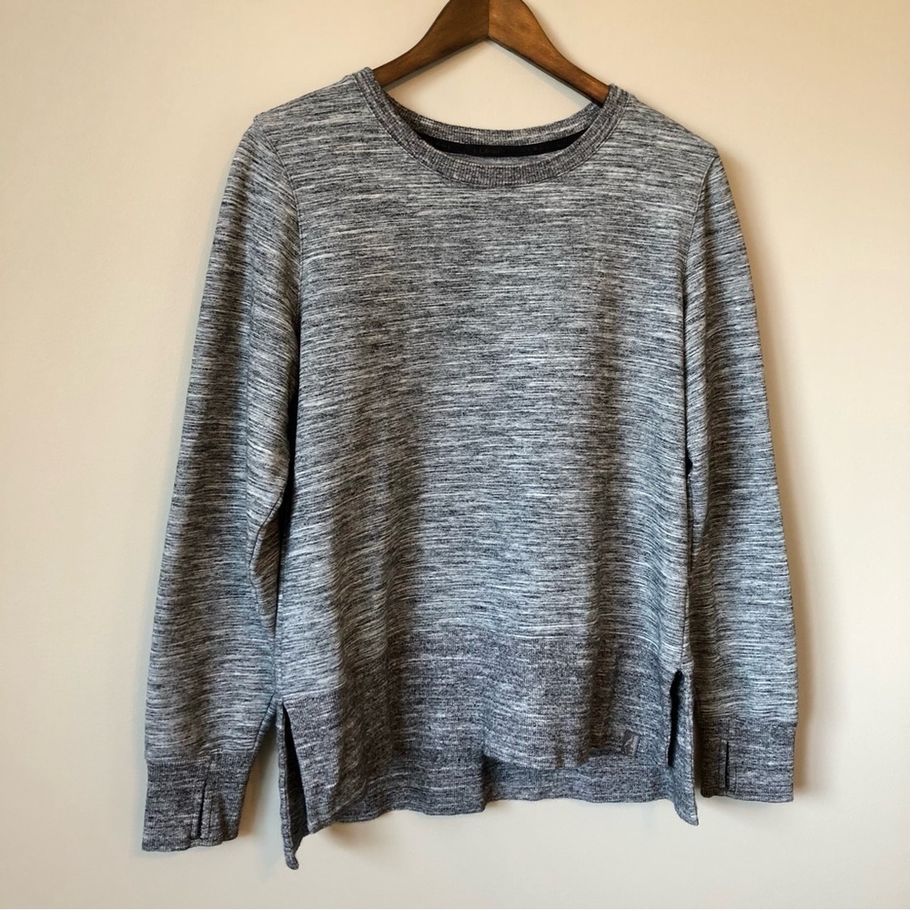 ✨$7 CLEAR-OUT✨ L.L. Bean Athleisure Soft Stretchy Relaxed Comfy Sweatshirt Grey